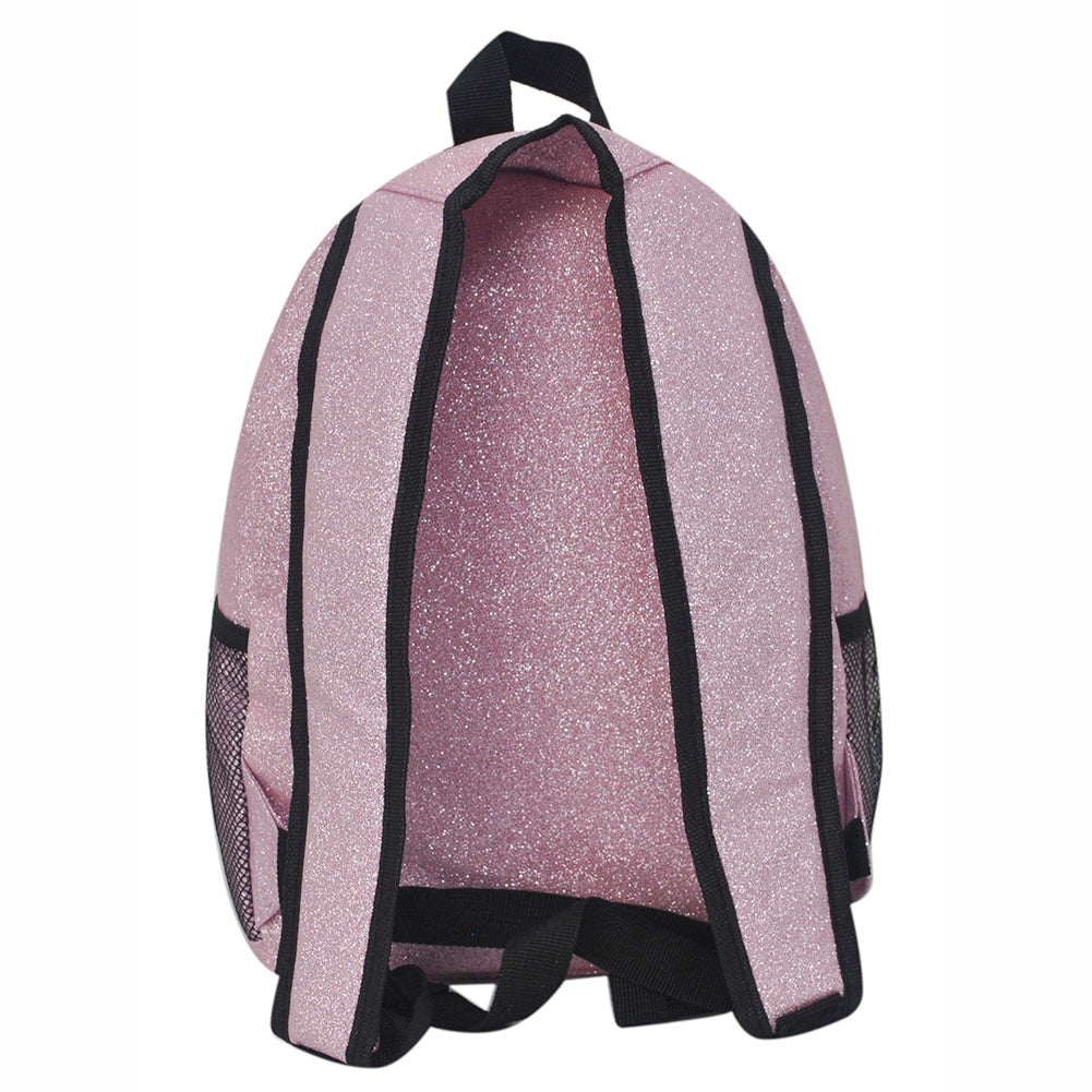 Small Size Pink Glitter Backpacks For Dance and Cheer Competition