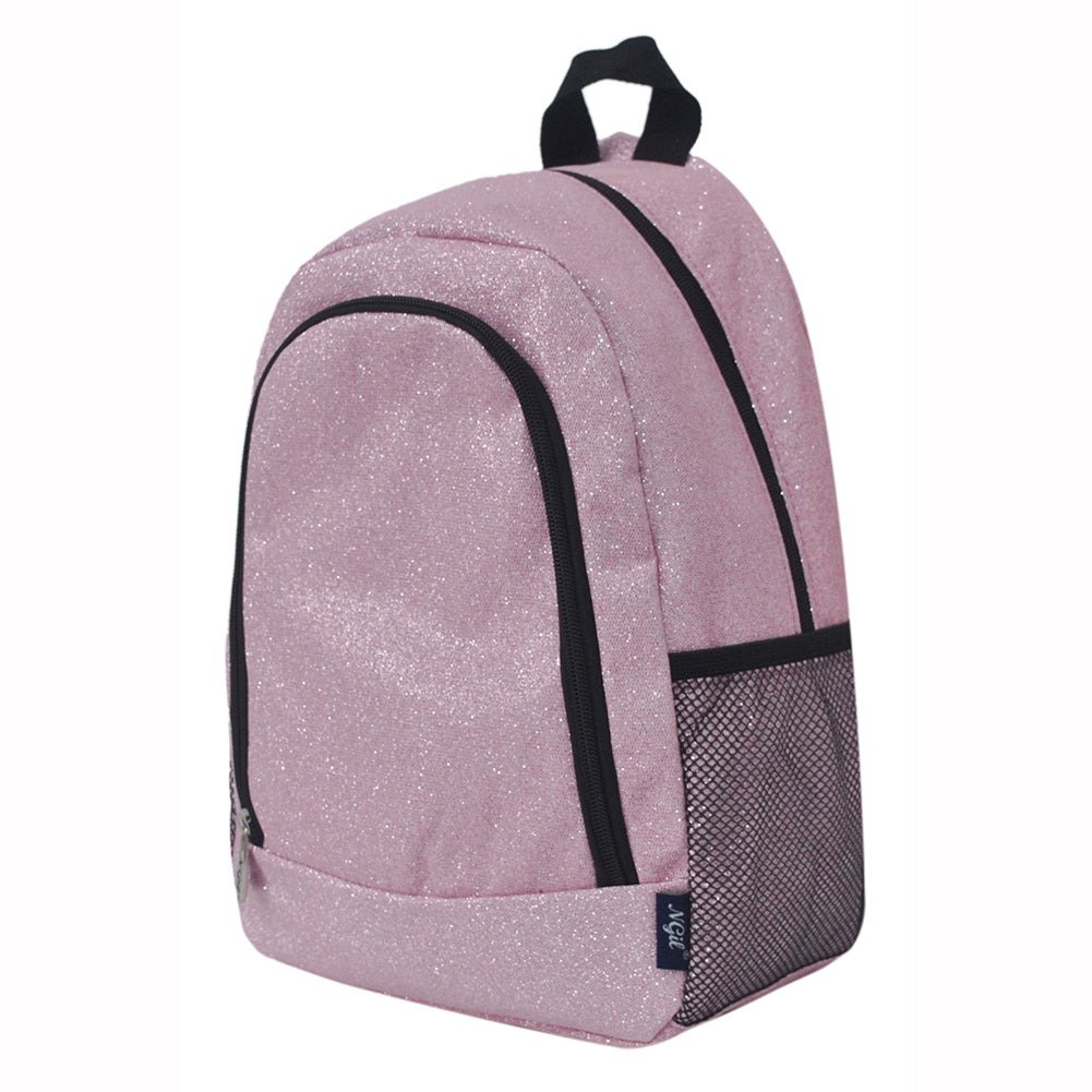 Small Size Pink Glitter Backpacks For Dance and Cheer Competition