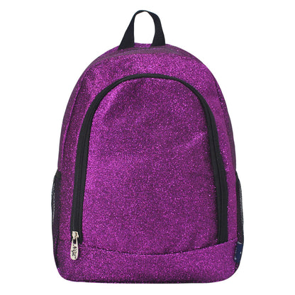 Small Size Purple Glitter Backpacks For Gymnastics and Cheer Competition