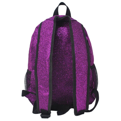 Small Size Purple Glitter Backpacks For Gymnastics and Cheer Competition