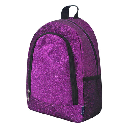 Small Size Purple Glitter Backpacks For Gymnastics and Cheer Competition