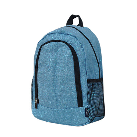 Small Size Turquoise Glitter Backpacks For Dance and Cheer Competition