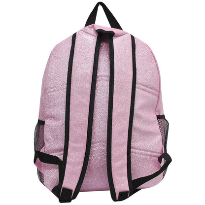 Pink Glitter Canvas Backpack