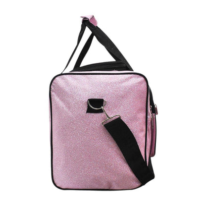 Pink Glitter Canvas 20" Duffle Bag