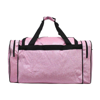 Pink Glitter Canvas 20" Duffle Bag