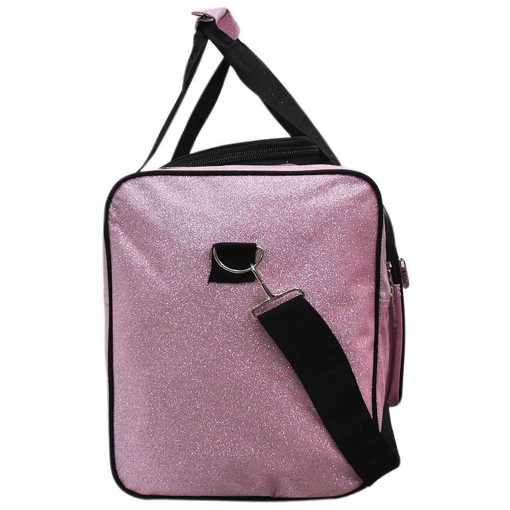 Pink Glitter Canvas 23" Duffle Bag