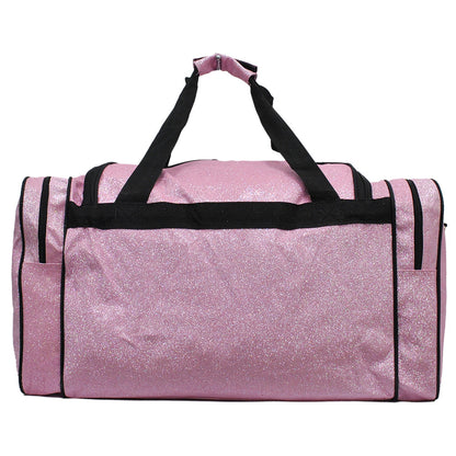 Pink Glitter Canvas 23" Duffle Bag