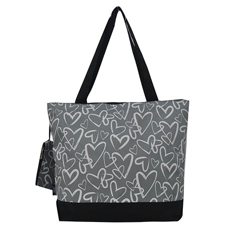 Blooming with Love Canvas Tote Bag