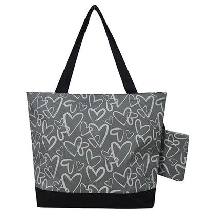 Blooming with Love Canvas Tote Bag