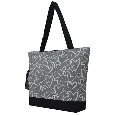 Blooming with Love Canvas Tote Bag