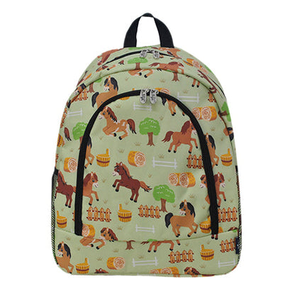 Pasture Pony Canvas Backpack