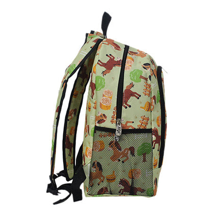 Pasture Pony Canvas Backpack