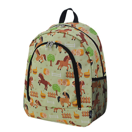 Pasture Pony Canvas Backpack