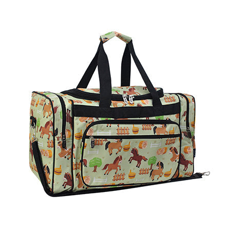 Pasture Pony Canvas 20" Duffle Bag