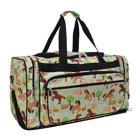 Pasture Pony Canvas 23" Duffle Bag