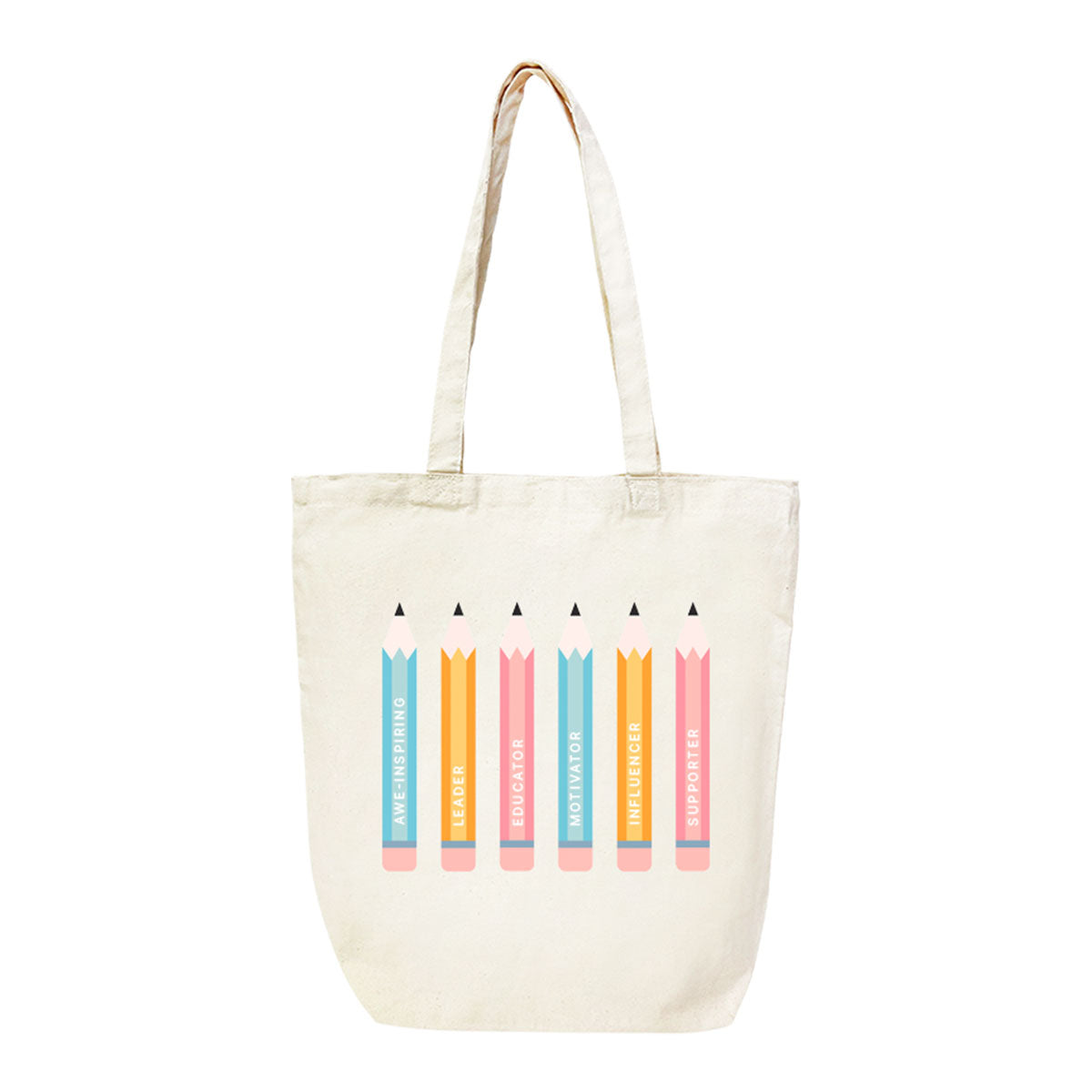 Pencil Large Canvas Tote