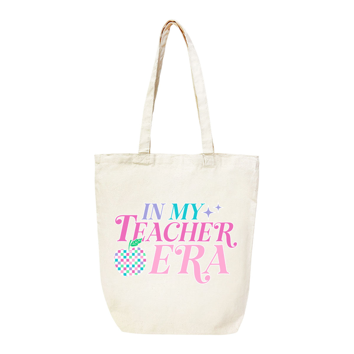 In My Teacher Era Large Canvas Tote