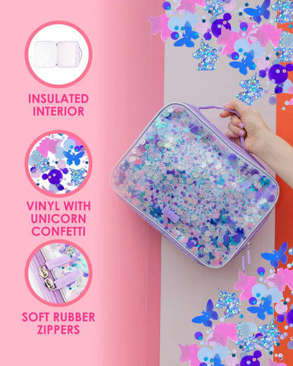 Purple Glitter Confetti Lunchbox