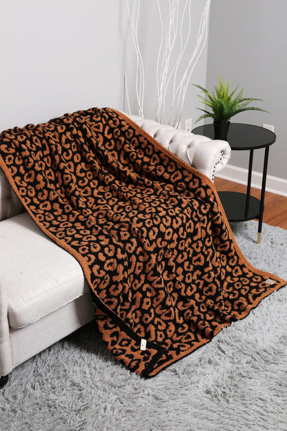 Super Lux Leopard Throw Blanket