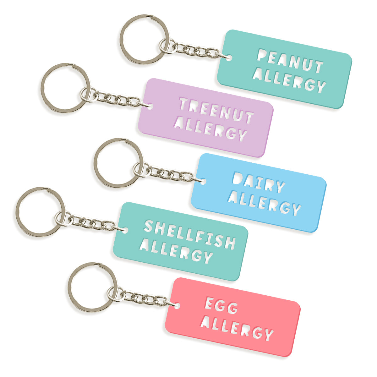 Dairy Allergy Keychain