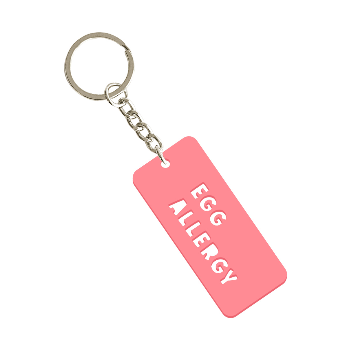 Egg Allergy Keychain