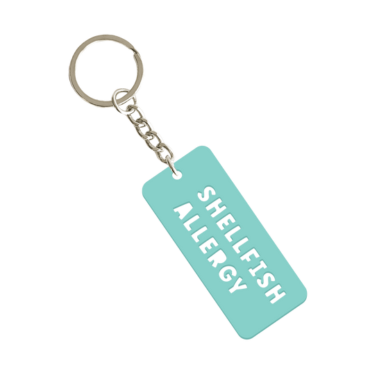 Shellfish Allergy Keychain