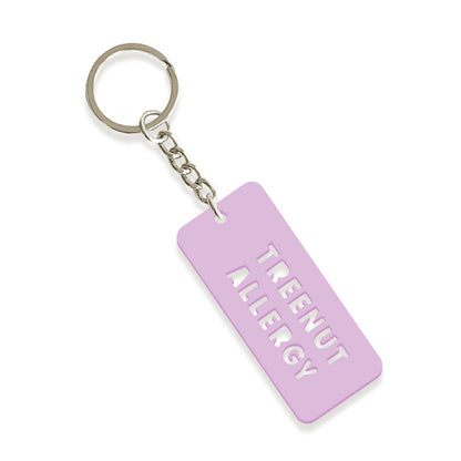 Treenut Allergy Keychain