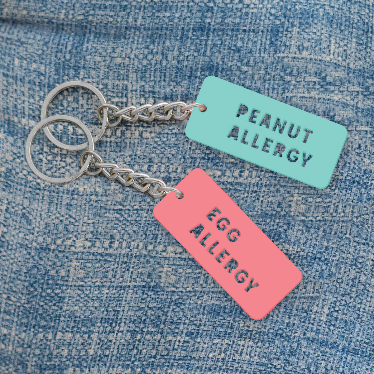 Dairy Allergy Keychain