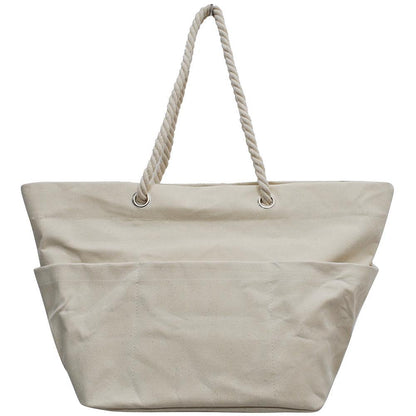 Jute Rope Handle XL Beach/Tote Bag