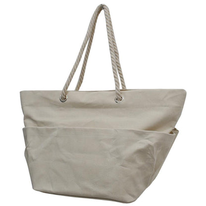 Jute Rope Handle XL Beach/Tote Bag