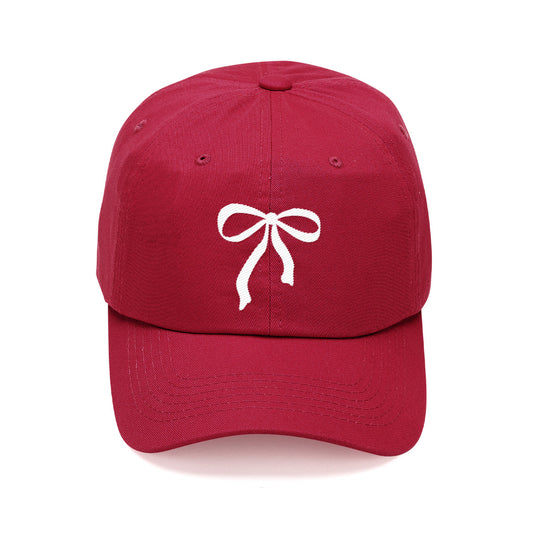 Bow Garnet Cap