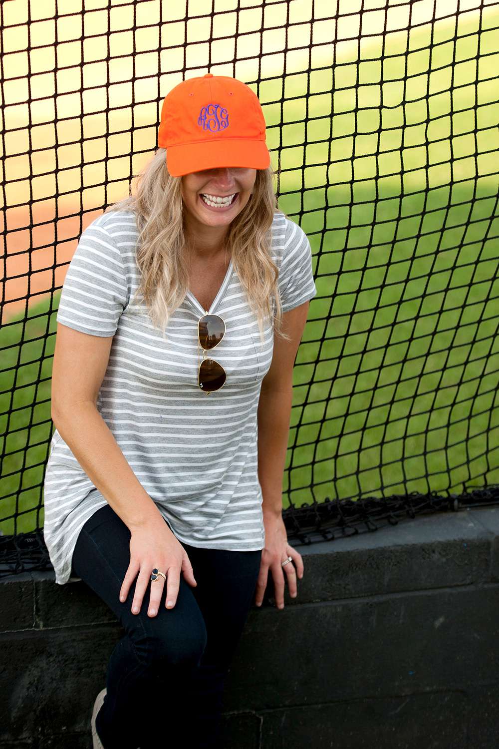 Personalized Orange Cap