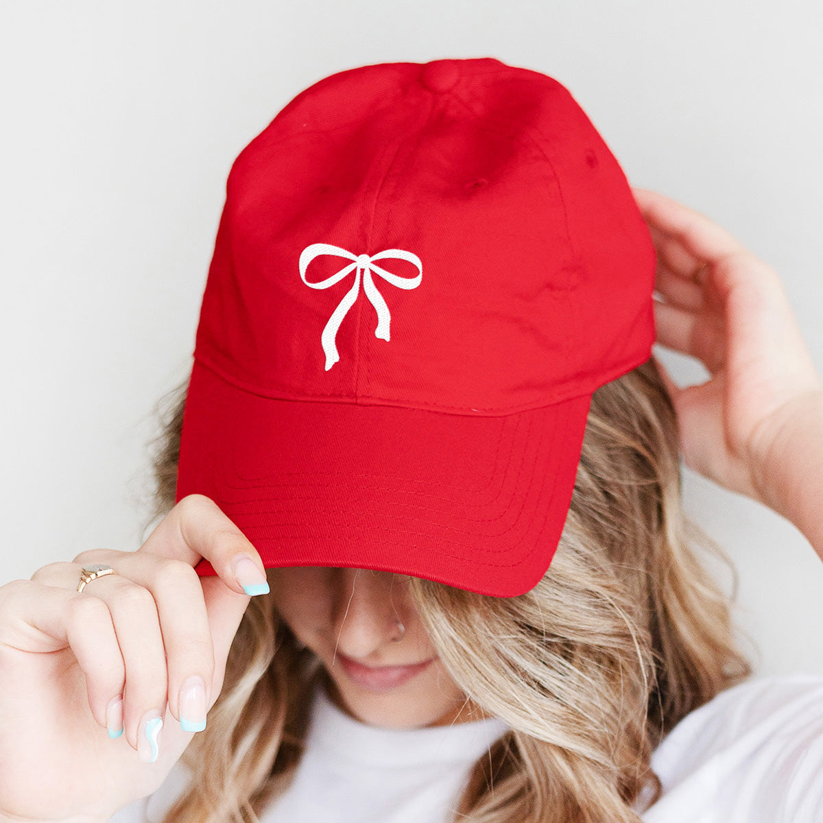 Bow Red Cap