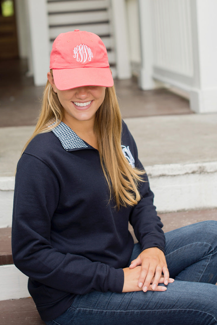 Personalized Coral Cap