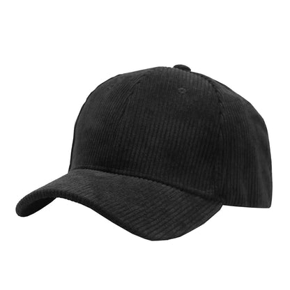 Personalized Black Corduroy Hat