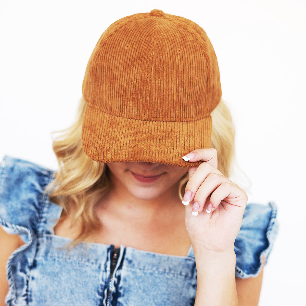 Personalized Camel Corduroy Hat