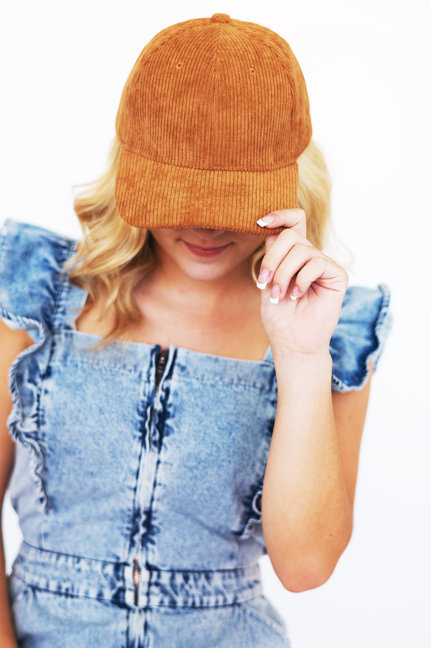 Personalized Camel Corduroy Hat