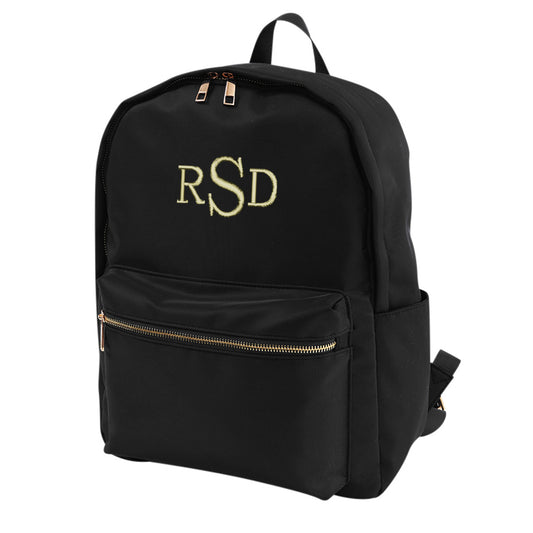 Personalized Black Kids Backpack