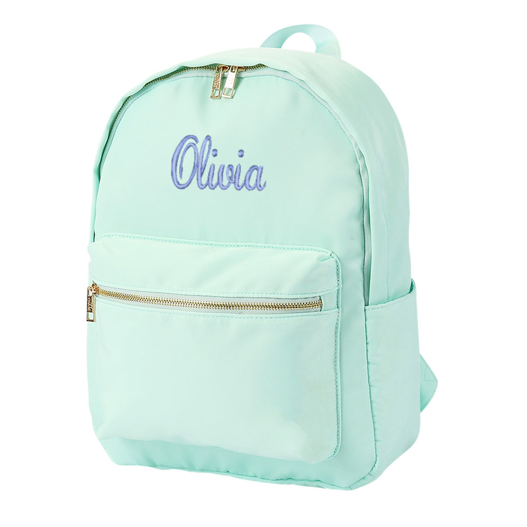 Personalized Matching Mint Backpack & Lunch Bag for Kids