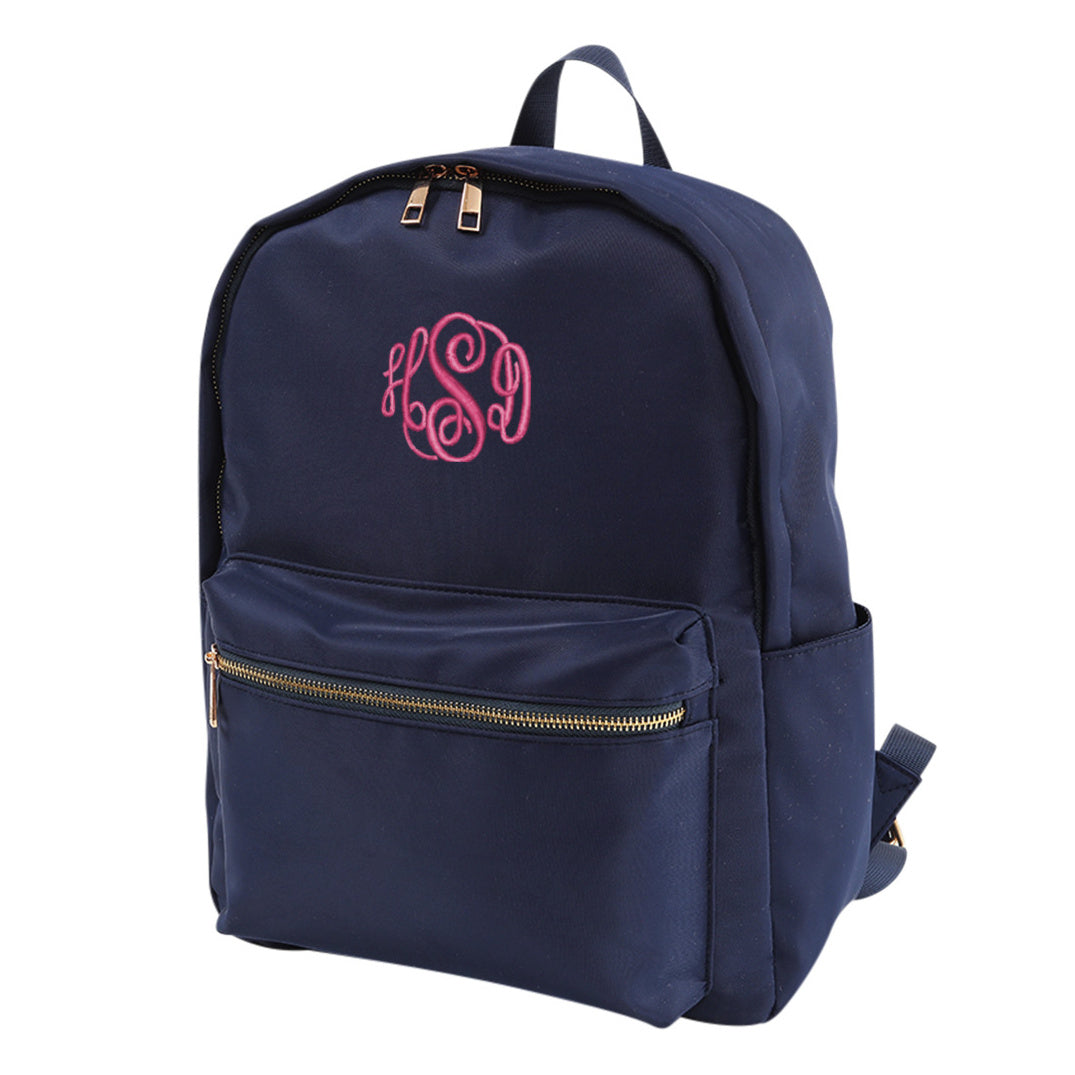 Personalized Matching Navy Blue Backpack Lunch Bag & Pencil Case for Kids