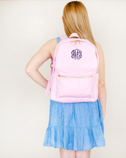 Personalized Matching Pink Backpack Lunch Bag & Pencil Case for Kids