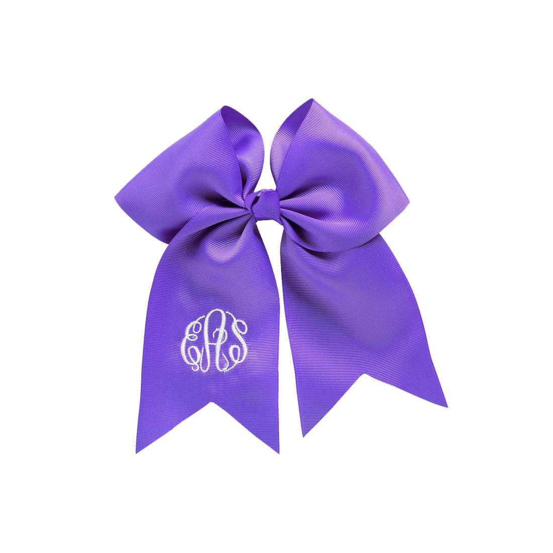 Personalized Purple Hair Bow