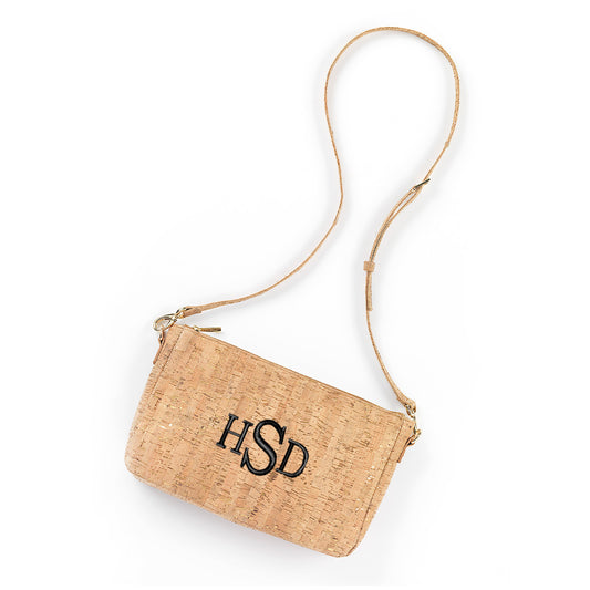 Personalized Cork Crossbody Purse