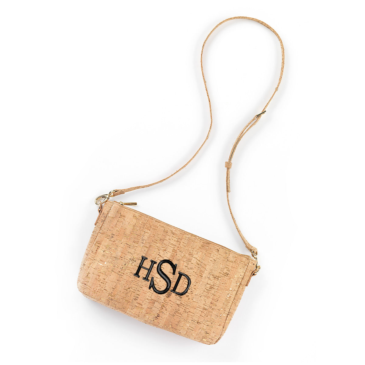 Personalized Cork Crossbody Purse