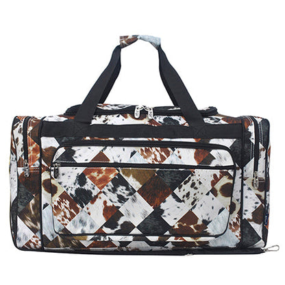 Deja Moo Canvas 23" Duffle Bag