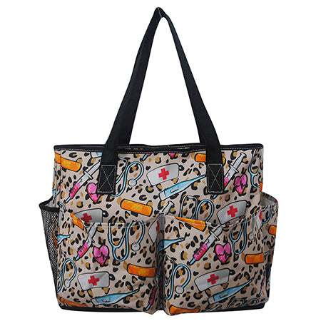 Wild Nurse Large Utility Caddy Tote