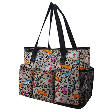 Wild Nurse Large Utility Caddy Tote