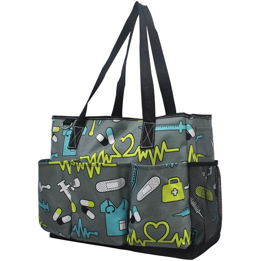 Nurse Life Large Utility Caddy Tote