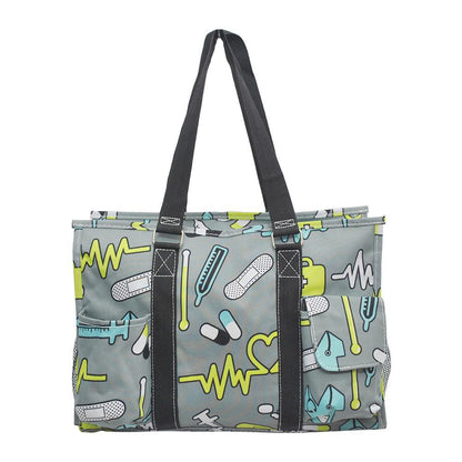 15" Nurse Life Zippered Caddy Organizer Tote Bag