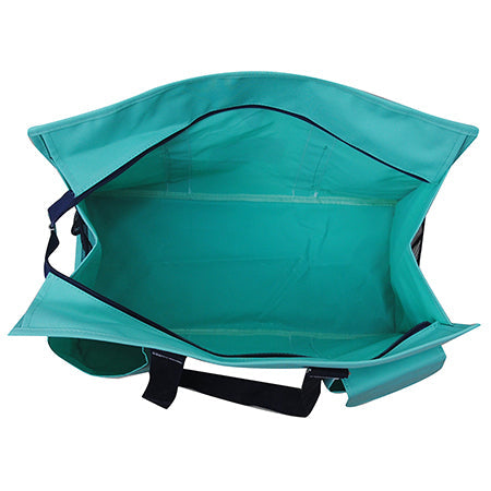 18" Mint Nurse Life Zippered Caddy Large Organizer Tote Bag